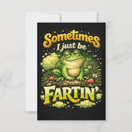 I Just Be Fartin’ Bedankkaart