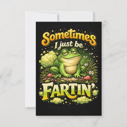 I Just Be Fartin’ Bedankkaart (Voorkant)