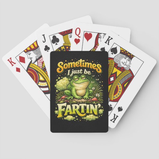 I Just Be Fartin’ Pokerkaarten (Achterkant)
