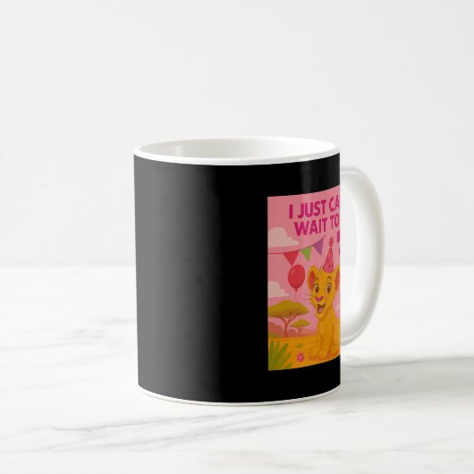 I Just Can't Wait To Be 3 Premium Koffiemok (Voorkant rechts)