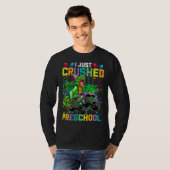 I Just Crushed PreSchool Dinosaur Boys Kids Monste T-shirt (Voorkant volledig)