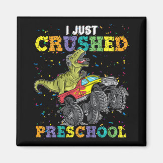 I Just Crushed Preschool Dinosaur T-rex Gaming Mon Magneet
