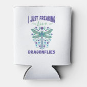 I Just Freaking Love Dragonflies Nature Insect Dra Blikjeskoeler (Voorkant)