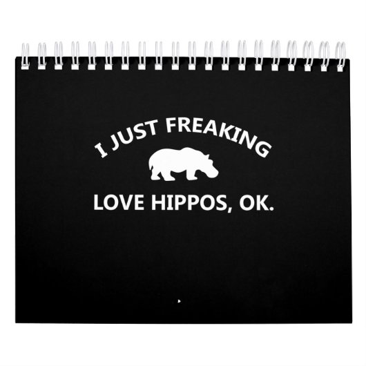 I Just Freaking Love Hippos Gift Kalender (Hoes)
