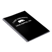 I Just Freaking Love Hippos Gift Notitieboek (Rechterzijde)