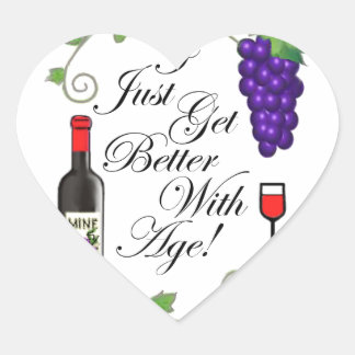 I Just Get Better With Age Hart Sticker