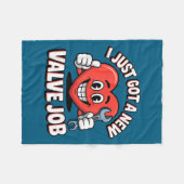 I Just Got A New Valve Job Open Heart Surgery Fleece Deken (Voorkant (Horizontaal))