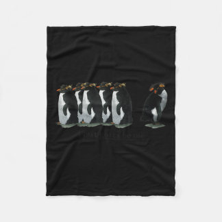 I Just Gotta Be Me Penguin beroemd gemaakt door Ro Fleece Deken