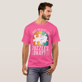 I Just Like Puzzles Puzzler Funny Jigsaw Puzzle T-shirt (Voorkant volledig)