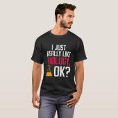 I Just Really Like Biology Ok Biologist T-shirt (Voorkant volledig)