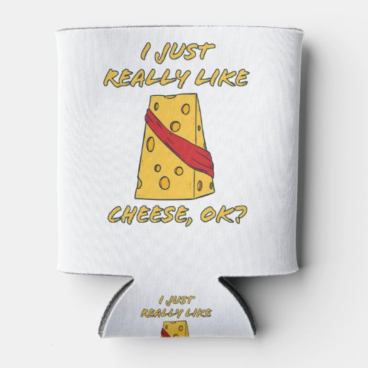 I Just Really Like Cheese, OK? Cheese Lover Blikjeskoeler (Voorkant)