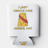 I Just Really Like Cheese, OK? Cheese Lover Blikjeskoeler (Achterkant)