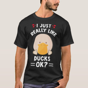 I just really like ducks animal bone t-shirt