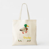 I Just Really Like Ducks OK Funny Ducks Lovers Tote Bag (Achterkant)