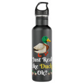 I Just Really Like Ducks OK Funny Ducks Lovers Waterfles (Voorkant)