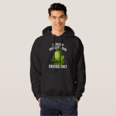 I Just Really Like Frogs Ok Kids Cute Frog Hoodie (Voorkant volledig)