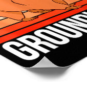 I Just Really Like Groundhogs Retro Groundhog Poster (Hoek)