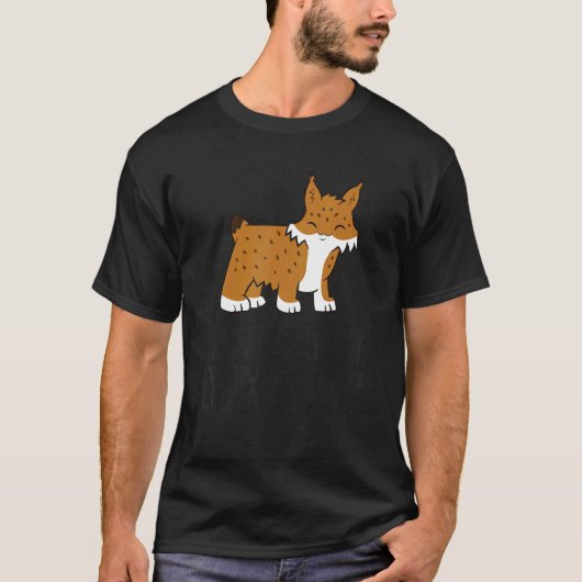 I Just Really Like Lynxes Ok Cute Lynx Cat T-shirt (Voorkant)