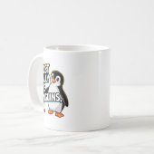 I Just Really Like Penguins Ok Funny Design  Koffiemok (Voorkant links)