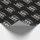 I Just Really Like Penguins OK Funny Penguin Lover Cadeaupapier (Hoek)