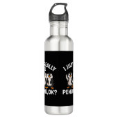 I Just Really Like Penguins OK Funny Penguin Lover Waterfles (Voorkant)