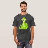 I Just Really Like Snakes Ok Cute Snake Gift T-shirt (Voorkant volledig)