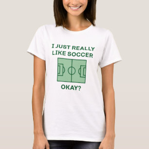 I Just Really Like Soccer Okay T-shirt
