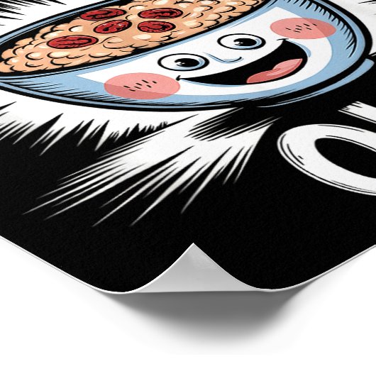 I Just Really Love Oatmeal Funny Cereal Breakfast Poster (Hoek)