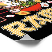 I Just Really Love Ramen Kawaii Anime Cat Ramen Gi Poster (Hoek)