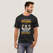 I Just Want To Drink Beer And Hang With My Sheepad T-shirt (Voorkant volledig)