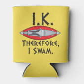 I.K. Daarom zwom ik grappige kajak Blikjeskoeler (Voorkant)