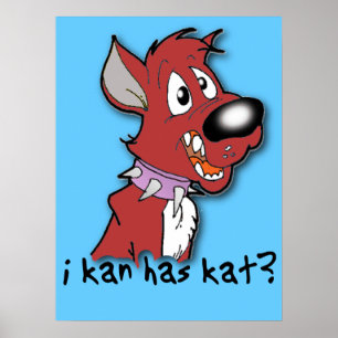 I Kan Has Kat? Grappige Poster ik kan ? hebben