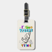 I Kan tijd bevriezen Bagagelabel (Voorkant verticaal)