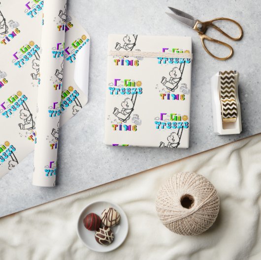 I Kan tijd bevriezen Cadeaupapier (Crafts)