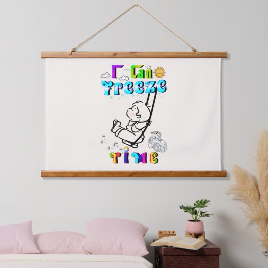 I Kan tijd bevriezen Hangend Wandkleed (Slaapkamer)