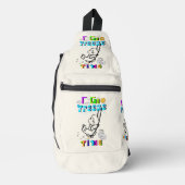I Kan tijd bevriezen Sling Bag (Voorkant)
