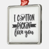 ***I KATOENPICKIN' VAN U** METALEN ORNAMENT (Links)