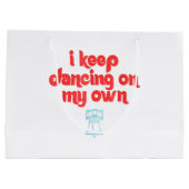 I Keep Dancing on My Own Philly Philadelphia Groot Cadeauzakje (Achterkant)