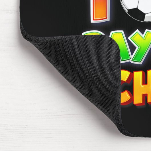 I Kicked 100 Days Of School Funny 100th Soccer Pla Muismat (Hoek)