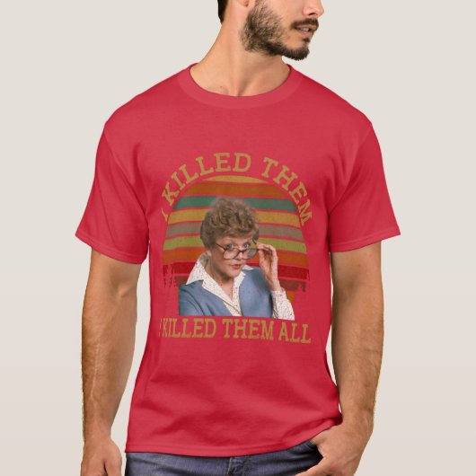 I Killed Them All Murder She Wrote Tee Jessica Fle T-shirt (Voorkant)