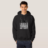 I Kissed A Farmer and I Liked It is  Farming Hoodie (Voorkant volledig)