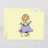 I Knit Briefkaart (Voorkant / Achterkant)