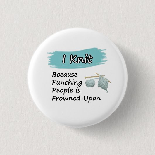 I Knit - Button (Voorkant)