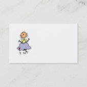 I Knit Visitekaartje (Achterkant)