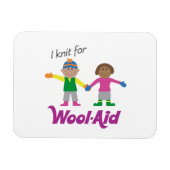 I Knit voor Wool-Aid flexibele magneet (Horizontaal)