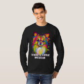 I Know a Little Mexican Funny Chihuahua Humor Chiw T-shirt (Voorkant volledig)