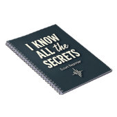 I Know All the Secrets — Court Reporter Notitieboek (Rechterzijde)