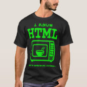 I know HTML How to microwave leftovers T-shirt (Voorkant)