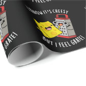 I Know It's Cheesy But I Feel Grate Dark BG Cadeaupapier (Rol Hoek)