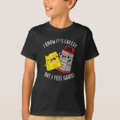 I Know It's Cheesy But I Feel Grate Dark BG T-shirt (Voorkant)